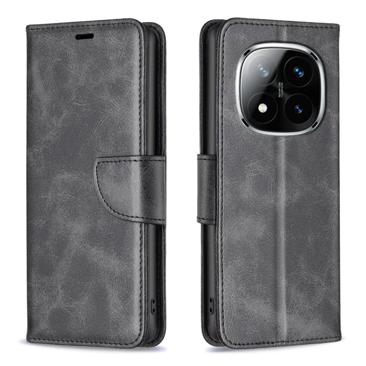 Lambskin Texture Pure Color Flip Leather Phone Case, For Redmi Note 14 Pro 4G, For Redmi Note 14 4G 163.25mm, For Redmi Note 14 5G, For Redmi Note 14 Pro 5G / Note 14 Pro+ 5G, For Redmi 14C 4G