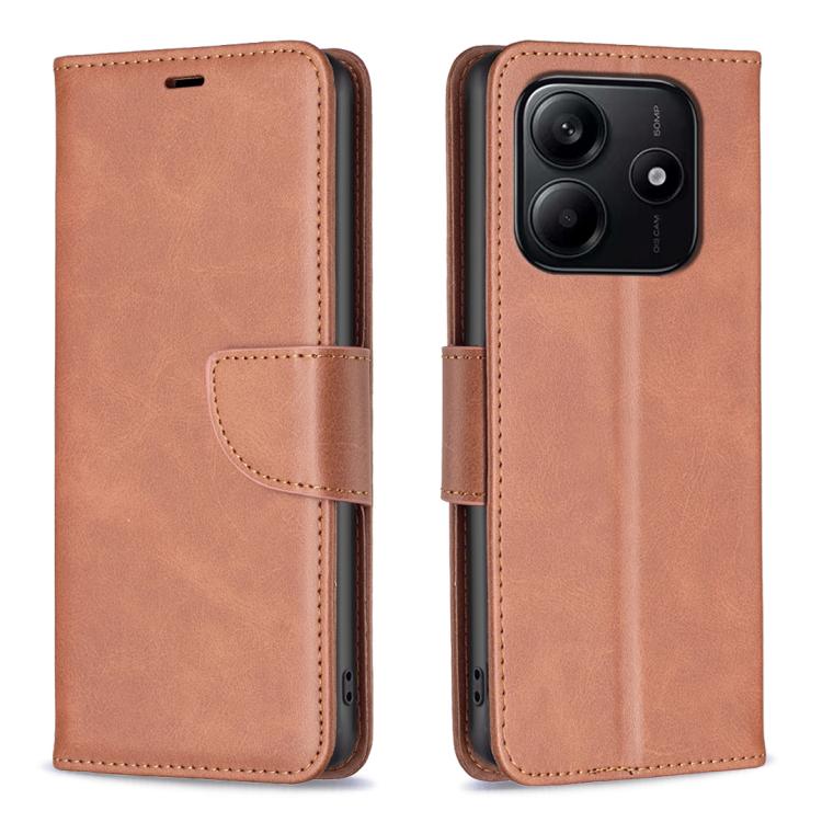 Lambskin Texture Pure Color Flip Leather Phone Case, For Redmi Note 14 Pro 4G, For Redmi Note 14 4G 163.25mm, For Redmi Note 14 5G, For Redmi Note 14 Pro 5G / Note 14 Pro+ 5G, For Redmi 14C 4G