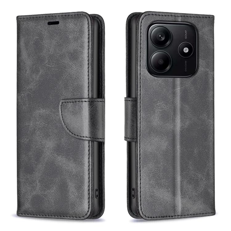 Lambskin Texture Pure Color Flip Leather Phone Case, For Redmi Note 14 Pro 4G, For Redmi Note 14 4G 163.25mm, For Redmi Note 14 5G, For Redmi Note 14 Pro 5G / Note 14 Pro+ 5G, For Redmi 14C 4G