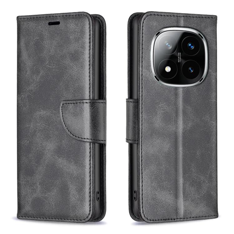 Lambskin Texture Pure Color Flip Leather Phone Case, For Redmi Note 14 Pro 4G, For Redmi Note 14 4G 163.25mm, For Redmi Note 14 5G, For Redmi Note 14 Pro 5G / Note 14 Pro+ 5G, For Redmi 14C 4G