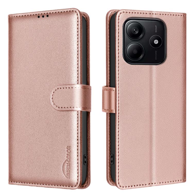 Litchi Texture RFID Anti-theft Leather Phone Case, For Redmi Note 14 Pro 5G / Note 14 Pro+ 5G, For Redmi 15C 5G / 4G EU 173mm / Poco C85 5G, For Redmi 15 5G Global / 15 4G SEA 169.5mm, For Redmi Turbo 4 Pro, For Redmi A5 4G 171.7mm                     ...