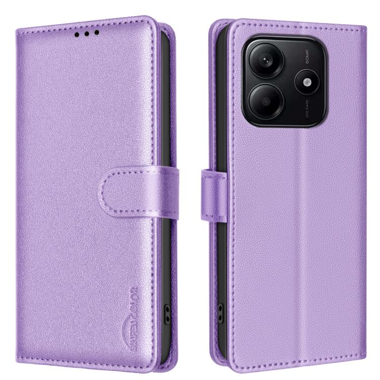 Litchi Texture RFID Anti-theft Leather Phone Case, For Redmi Note 14 Pro 5G / Note 14 Pro+ 5G, For Redmi 15C 5G / 4G EU 173mm / Poco C85 5G, For Redmi 15 5G Global / 15 4G SEA 169.5mm, For Redmi Turbo 4 Pro, For Redmi A5 4G 171.7mm                     ...