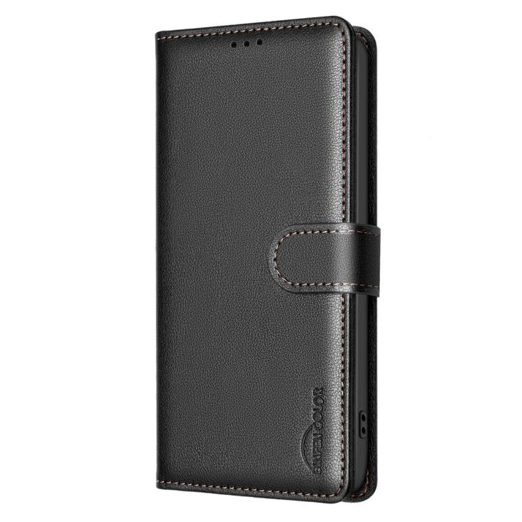 Litchi Texture RFID Anti-theft Leather Phone Case, For Redmi K80 / K80 Pro, For Redmi Turbo 4, For Redmi Note 14 Pro 4G, For Redmi Note 14 4G 163.25mm, For Redmi Note 14 5G, For Redmi 14C 4G