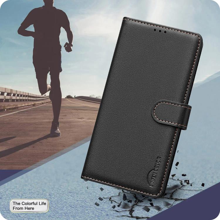 Litchi Texture RFID Anti-theft Leather Phone Case, For Redmi K80 / K80 Pro, For Redmi Turbo 4, For Redmi Note 14 Pro 4G, For Redmi Note 14 4G 163.25mm, For Redmi Note 14 5G, For Redmi 14C 4G