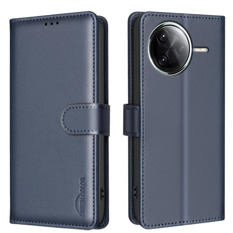 Litchi Texture RFID Anti-theft Leather Phone Case, For Redmi K80 / K80 Pro, For Redmi Turbo 4, For Redmi Note 14 Pro 4G, For Redmi Note 14 4G 163.25mm, For Redmi Note 14 5G, For Redmi 14C 4G