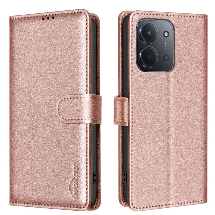 Litchi Texture RFID Anti-theft Leather Phone Case, For Redmi Note 14 Pro 5G / Note 14 Pro+ 5G, For Redmi 15C 5G / 4G EU 173mm / Poco C85 5G, For Redmi 15 5G Global / 15 4G SEA 169.5mm, For Redmi Turbo 4 Pro, For Redmi A5 4G 171.7mm                     ...