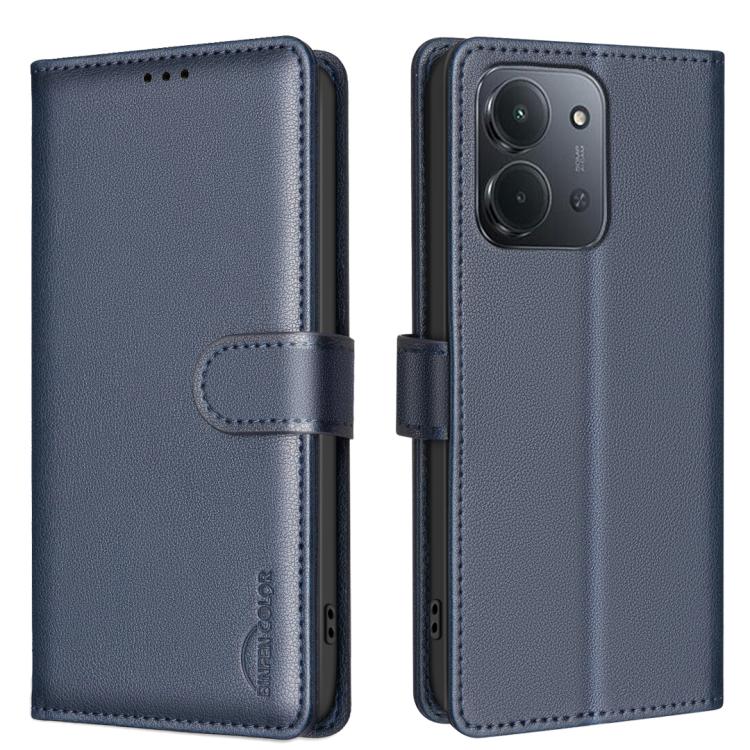Litchi Texture RFID Anti-theft Leather Phone Case, For Redmi Note 14 Pro 5G / Note 14 Pro+ 5G, For Redmi 15C 5G / 4G EU 173mm / Poco C85 5G, For Redmi 15 5G Global / 15 4G SEA 169.5mm, For Redmi Turbo 4 Pro, For Redmi A5 4G 171.7mm                     ...
