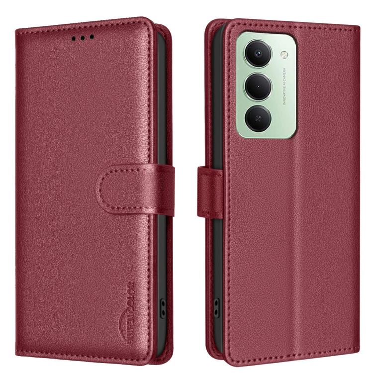 Litchi Texture RFID Anti-theft Leather Phone Case, For Redmi Note 14 Pro 5G / Note 14 Pro+ 5G, For Redmi 15C 5G / 4G EU 173mm / Poco C85 5G, For Redmi 15 5G Global / 15 4G SEA 169.5mm, For Redmi Turbo 4 Pro, For Redmi A5 4G 171.7mm                     ...