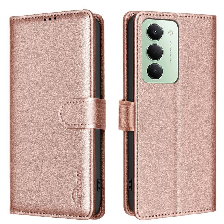 Litchi Texture RFID Anti-theft Leather Phone Case, For Redmi Note 14 Pro 5G / Note 14 Pro+ 5G, For Redmi 15C 5G / 4G EU 173mm / Poco C85 5G, For Redmi 15 5G Global / 15 4G SEA 169.5mm, For Redmi Turbo 4 Pro, For Redmi A5 4G 171.7mm                     ...