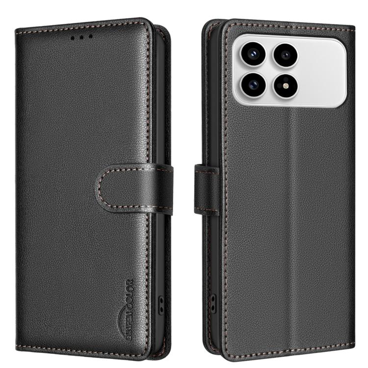 Litchi Texture RFID Anti-theft Leather Phone Case, For Redmi K90 Max 5G, For Redmi A7 Pro 171mm / Poco C85x 5G, For Redmi 15a 5G, For Redmi Tubo 5 Max / Poco X8 Pro Max, For Redmi Tubo 5 / Poco X8 Pro 5G, For Redmi Note 15 5G Global 164mm              ...