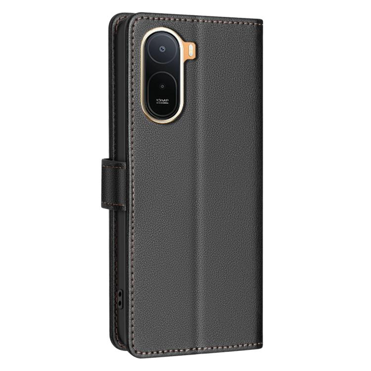 Litchi Texture RFID Anti-theft Leather Phone Case, For Redmi A7 Pro 171mm / Poco C85x 5G, For Redmi 15a 5G, For Redmi Tubo 5 Max / Poco X8 Pro Max, For Redmi Tubo 5 / Poco X8 Pro 5G, For Redmi Note 15 5G Global 164mm                                    ...