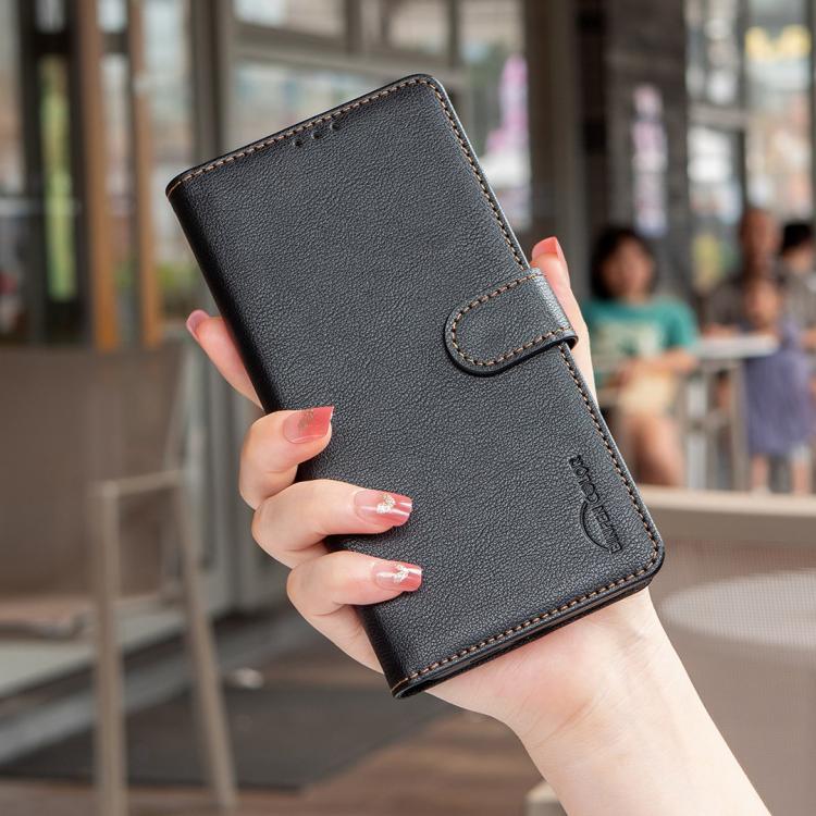 Litchi Texture RFID Anti-theft Leather Phone Case, For Redmi Note 17 Pro 5G Global 163mm, For Redmi Note 17 Pro+ 5G Global 163mm, For Redmi 17 4G / 5G Global 170mm, For Redmi Note 17 4G Global 171mm, For Redmi K90 Max 5G                                ...
