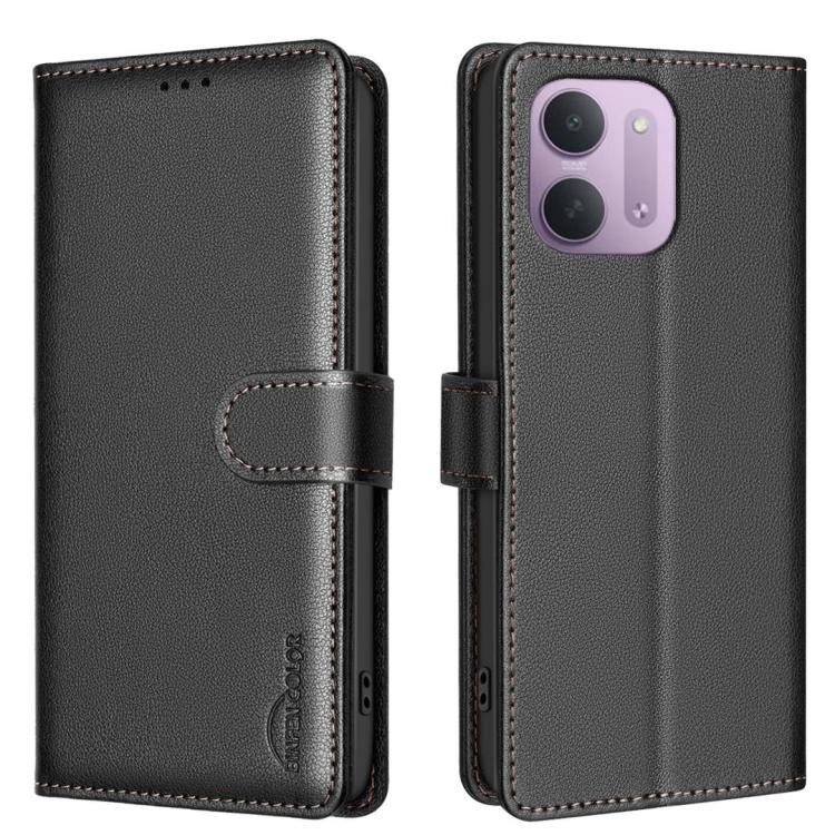 Litchi Texture RFID Anti-theft Leather Phone Case, For Redmi Note 17 4G Global 169.7mm, For Redmi 15C 5G/4G Global 171/Poco C85 4G, For Redmi Note 17 Pro+ 5G Global 163.4mm, For Redmi Note 17 Pro 5G Global 163.5mm, For Redmi K90 Pro Max/K100 Pro Max   ...
