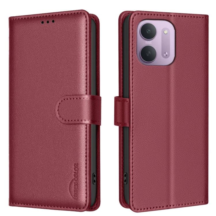 Litchi Texture RFID Anti-theft Leather Phone Case, For Redmi Note 17 4G Global 169.7mm, For Redmi 15C 5G/4G Global 171/Poco C85 4G, For Redmi Note 17 Pro+ 5G Global 163.4mm, For Redmi Note 17 Pro 5G Global 163.5mm, For Redmi K90 Pro Max/K100 Pro Max   ...
