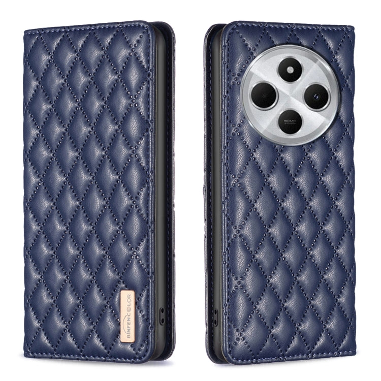 Diamond Lattice Magnetic Leather Flip Phone Case, For Redmi K90 Max 5G, For Redmi Note 14 Pro 4G, For Redmi Note 14 4G 163.25mm, For Redmi Note 14 5G, For Redmi Note 14 Pro 5G / Note 14 Pro+ 5G, For Redmi 14C 4G