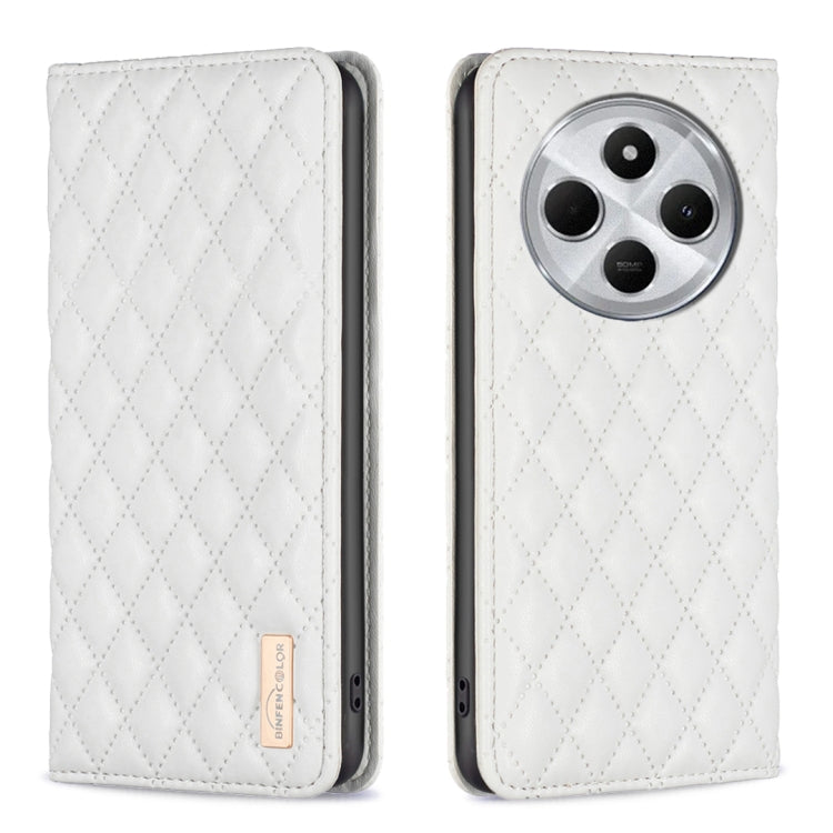 Diamond Lattice Magnetic Leather Flip Phone Case, For Redmi K90 Max 5G, For Redmi Note 14 Pro 4G, For Redmi Note 14 4G 163.25mm, For Redmi Note 14 5G, For Redmi Note 14 Pro 5G / Note 14 Pro+ 5G, For Redmi 14C 4G