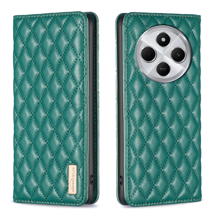 Diamond Lattice Magnetic Leather Flip Phone Case, For Redmi K90 Max 5G, For Redmi Note 14 Pro 4G, For Redmi Note 14 4G 163.25mm, For Redmi Note 14 5G, For Redmi Note 14 Pro 5G / Note 14 Pro+ 5G, For Redmi 14C 4G