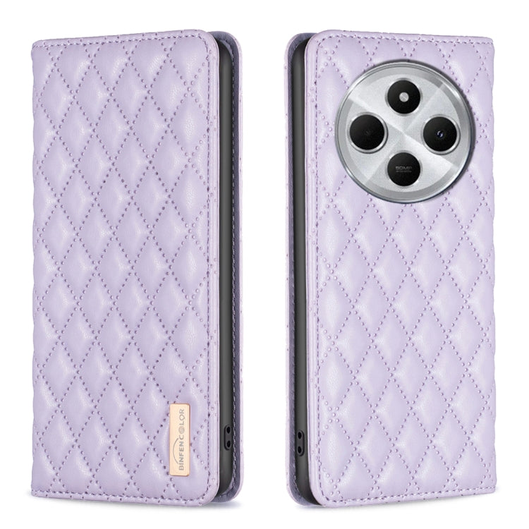 Diamond Lattice Magnetic Leather Flip Phone Case, For Redmi K90 Max 5G, For Redmi Note 14 Pro 4G, For Redmi Note 14 4G 163.25mm, For Redmi Note 14 5G, For Redmi Note 14 Pro 5G / Note 14 Pro+ 5G, For Redmi 14C 4G