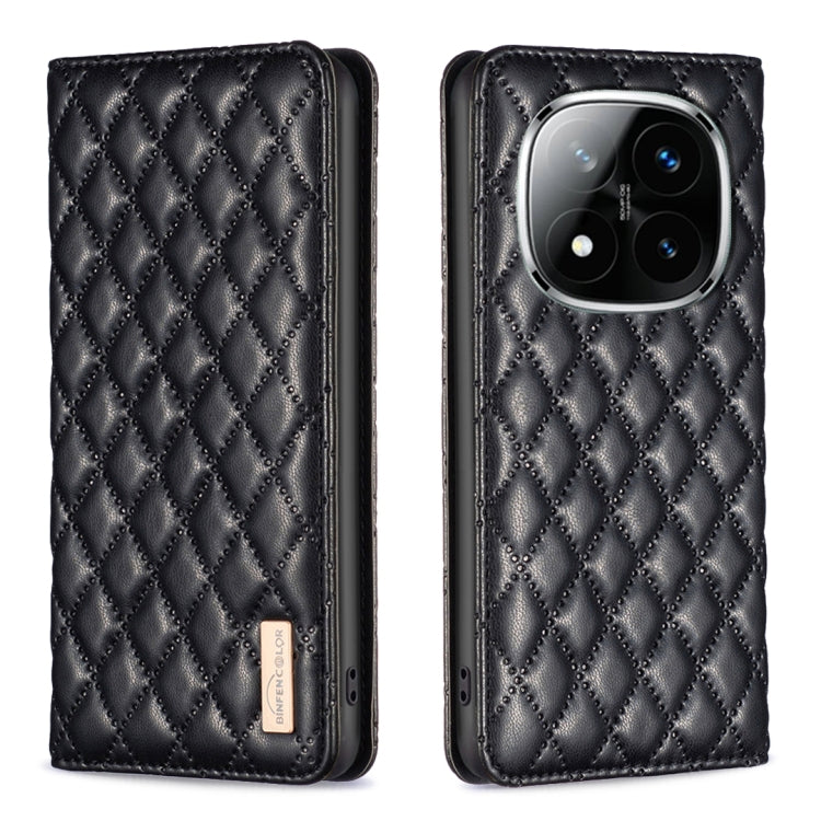 Diamond Lattice Magnetic Leather Flip Phone Case, For Redmi K90 Max 5G, For Redmi Note 14 Pro 4G, For Redmi Note 14 4G 163.25mm, For Redmi Note 14 5G, For Redmi Note 14 Pro 5G / Note 14 Pro+ 5G, For Redmi 14C 4G