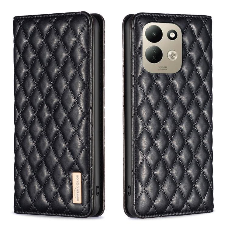 Diamond Lattice Magnetic Leather Flip Phone Case, For Redmi Note 17 Pro 5G Global 163mm, For Redmi Note 17 Pro+ 5G Global 163mm, For Redmi 17 4G / 5G Global 170mm, For Redmi Note 17 4G Global 171mm, For Redmi K90 Max 5G, For Redmi Note 14 Pro 4G       ...