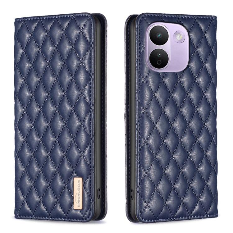Diamond Lattice Magnetic Leather Flip Phone Case, For Redmi Note 17 Pro 5G Global 163mm, For Redmi Note 17 Pro+ 5G Global 163mm, For Redmi 17 4G / 5G Global 170mm, For Redmi Note 17 4G Global 171mm, For Redmi K90 Max 5G, For Redmi Note 14 Pro 4G       ...