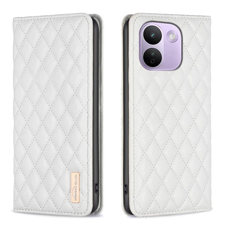 Diamond Lattice Magnetic Leather Flip Phone Case, For Redmi Note 17 Pro 5G Global 163mm, For Redmi Note 17 Pro+ 5G Global 163mm, For Redmi 17 4G / 5G Global 170mm, For Redmi Note 17 4G Global 171mm, For Redmi K90 Max 5G, For Redmi Note 14 Pro 4G       ...