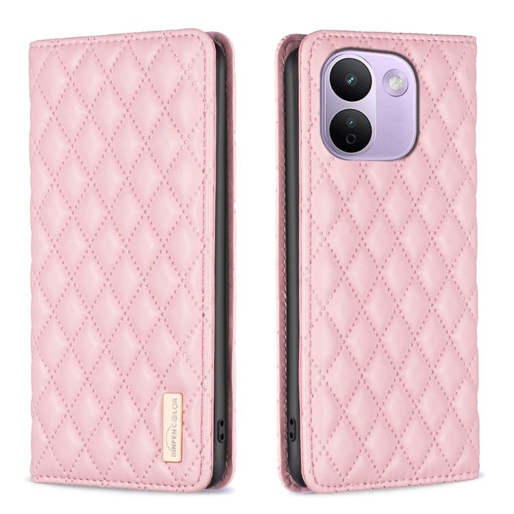 Diamond Lattice Magnetic Leather Flip Phone Case, For Redmi Note 17 Pro 5G Global 163mm, For Redmi Note 17 Pro+ 5G Global 163mm, For Redmi 17 4G / 5G Global 170mm, For Redmi Note 17 4G Global 171mm, For Redmi K90 Max 5G, For Redmi Note 14 Pro 4G       ...