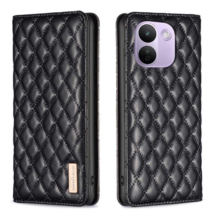 Diamond Lattice Magnetic Leather Flip Phone Case, For Redmi Note 17 Pro 5G Global 163mm, For Redmi Note 17 Pro+ 5G Global 163mm, For Redmi 17 4G / 5G Global 170mm, For Redmi Note 17 4G Global 171mm, For Redmi K90 Max 5G, For Redmi Note 14 Pro 4G       ...