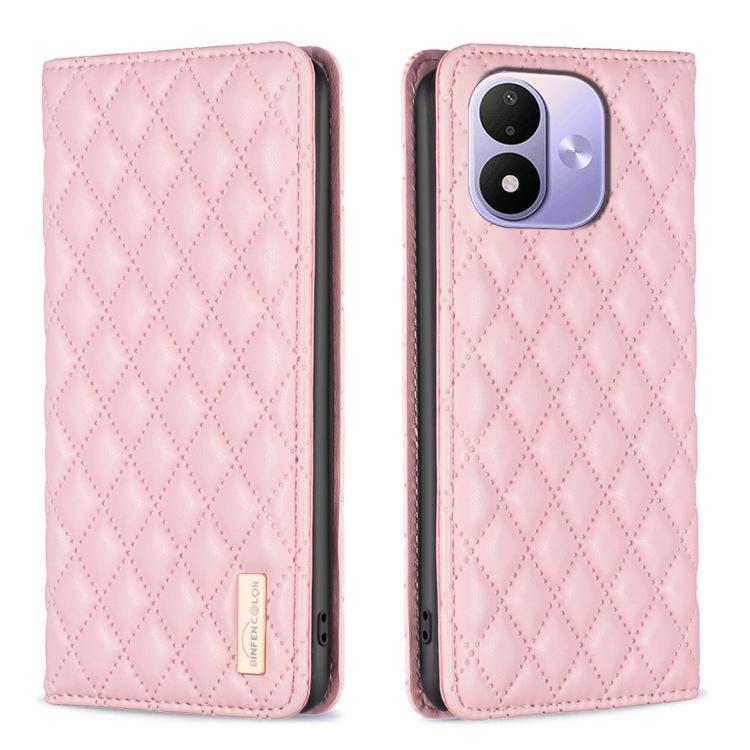 Diamond Lattice Magnetic Leather Flip Phone Case, For Redmi Note 17 Pro 5G Global 163mm, For Redmi Note 17 Pro+ 5G Global 163mm, For Redmi 17 4G / 5G Global 170mm, For Redmi Note 17 4G Global 171mm, For Redmi K90 Max 5G, For Redmi Note 14 Pro 4G       ...