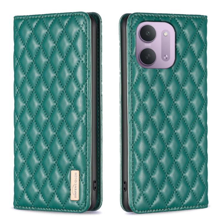 Diamond Lattice Magnetic Leather Flip Phone Case, For Redmi Note 17 4G Global 169.7mm, For Redmi 15C 5G/4G Global 171/Poco C85 4G, For Redmi Note 17 Pro+ 5G Global 163.4mm, For Redmi Note 17 Pro 5G Global 163.5mm, For Redmi K90 Pro Max/K100 Pro Max 5G ...
