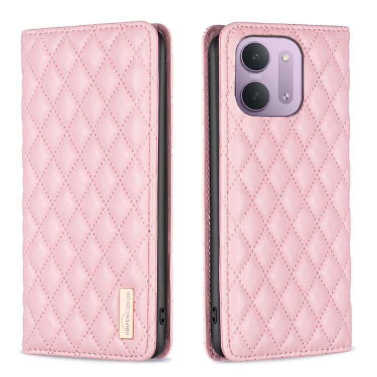 Diamond Lattice Magnetic Leather Flip Phone Case, For Redmi Note 17 4G Global 169.7mm, For Redmi 15C 5G/4G Global 171/Poco C85 4G, For Redmi Note 17 Pro+ 5G Global 163.4mm, For Redmi Note 17 Pro 5G Global 163.5mm, For Redmi K90 Pro Max/K100 Pro Max 5G ...