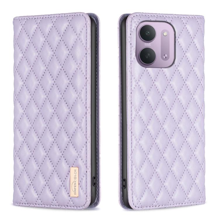 Diamond Lattice Magnetic Leather Flip Phone Case, For Redmi Note 17 4G Global 169.7mm, For Redmi 15C 5G/4G Global 171/Poco C85 4G, For Redmi Note 17 Pro+ 5G Global 163.4mm, For Redmi Note 17 Pro 5G Global 163.5mm, For Redmi K90 Pro Max/K100 Pro Max 5G ...