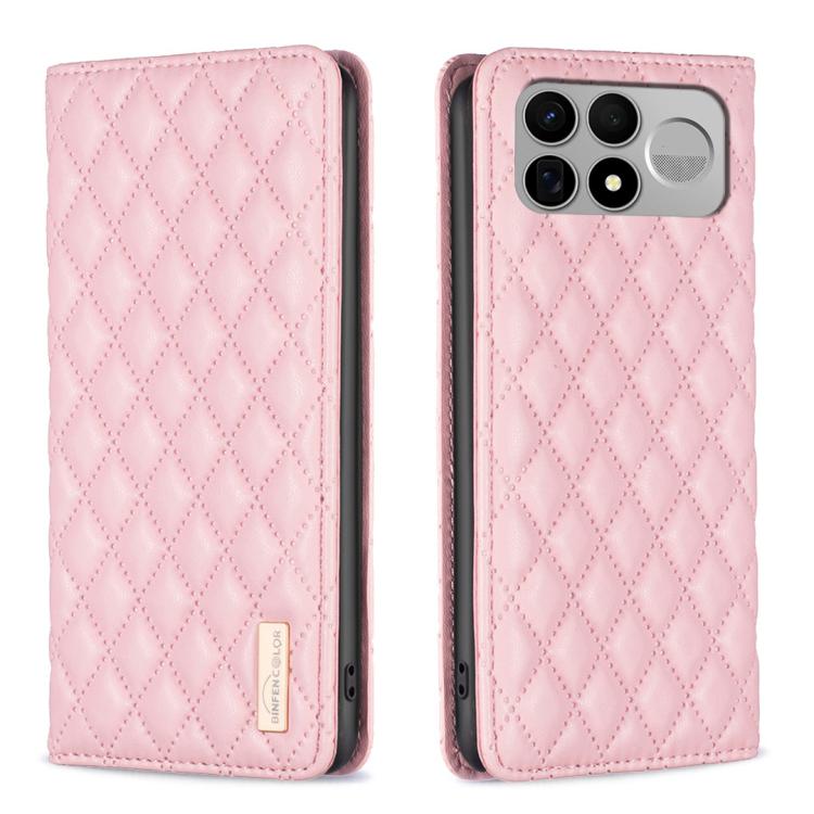 Diamond Lattice Magnetic Leather Flip Phone Case, For Redmi Note 17 4G Global 169.7mm, For Redmi 15C 5G/4G Global 171/Poco C85 4G, For Redmi Note 17 Pro+ 5G Global 163.4mm, For Redmi Note 17 Pro 5G Global 163.5mm, For Redmi K90 Pro Max/K100 Pro Max 5G ...