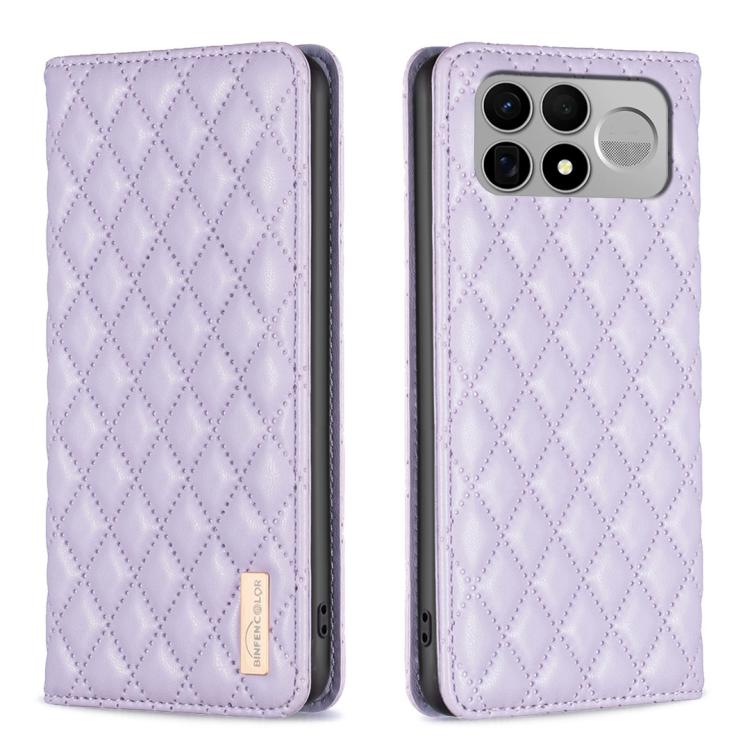 Diamond Lattice Magnetic Leather Flip Phone Case, For Redmi Note 17 4G Global 169.7mm, For Redmi 15C 5G/4G Global 171/Poco C85 4G, For Redmi Note 17 Pro+ 5G Global 163.4mm, For Redmi Note 17 Pro 5G Global 163.5mm, For Redmi K90 Pro Max/K100 Pro Max 5G ...