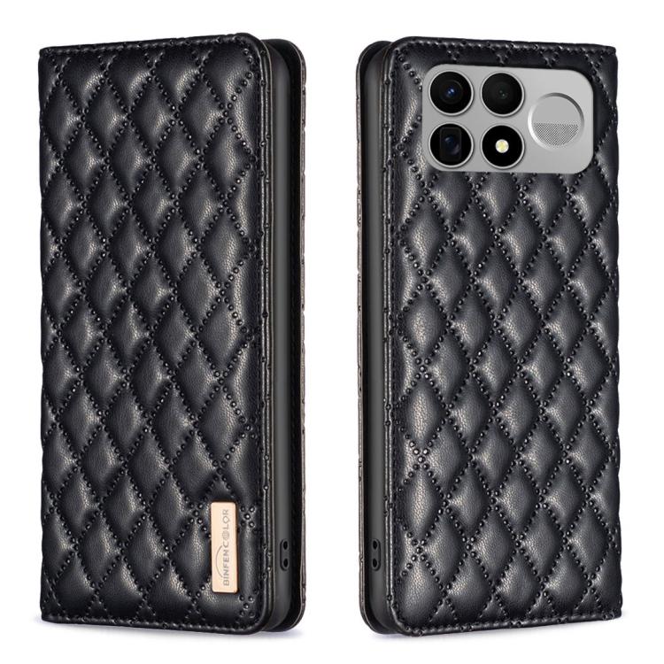 Diamond Lattice Magnetic Leather Flip Phone Case, For Redmi Note 17 4G Global 169.7mm, For Redmi 15C 5G/4G Global 171/Poco C85 4G, For Redmi Note 17 Pro+ 5G Global 163.4mm, For Redmi Note 17 Pro 5G Global 163.5mm, For Redmi K90 Pro Max/K100 Pro Max 5G ...