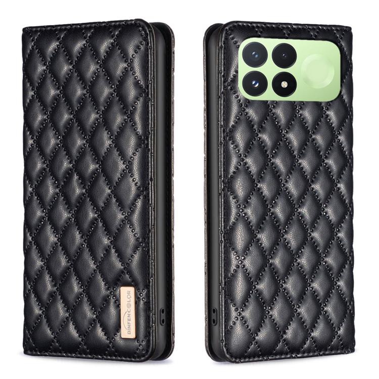 Diamond Lattice Magnetic Leather Flip Phone Case, For Redmi Note 17 4G Global 169.7mm, For Redmi 15C 5G/4G Global 171/Poco C85 4G, For Redmi Note 17 Pro+ 5G Global 163.4mm, For Redmi Note 17 Pro 5G Global 163.5mm, For Redmi K90 Pro Max/K100 Pro Max 5G ...