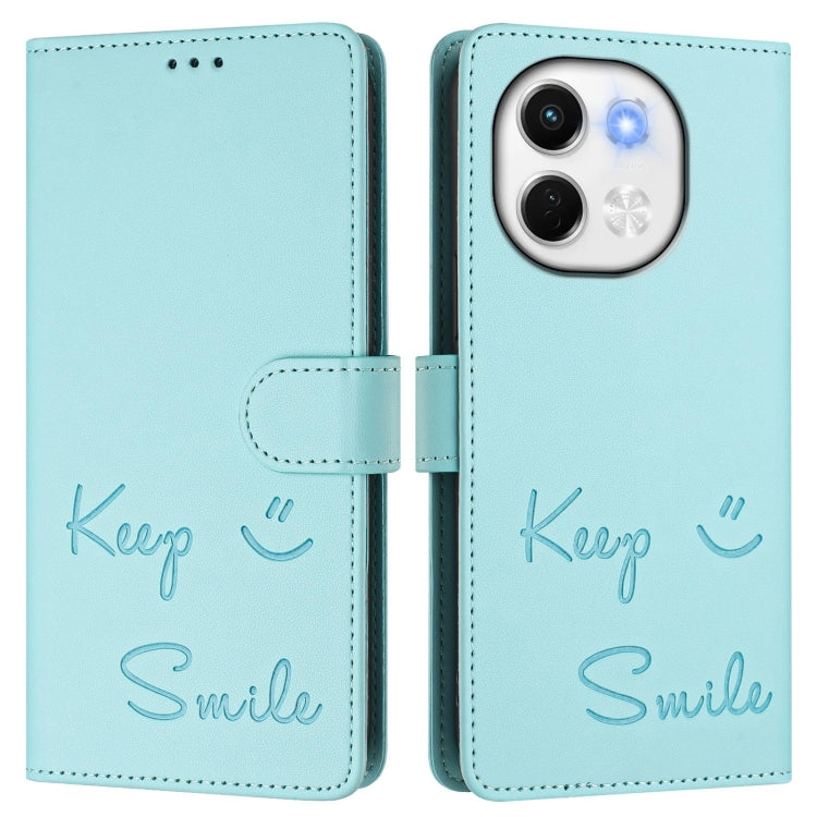 Smile Embossing RFID Leather Phone Case, For Tecno Spark 30 5G, For Tecno Spark Go 1 / Go 2025, For Tecno Spark 30C, For Tecno Spark 20 Pro 5G, For Tecno Pop 6c / itel A18, For Tecno Spark 10 Pro Magic Magenta, For Tecno Camon 30 Premier 5G            ...