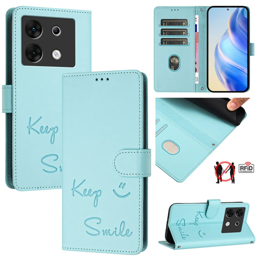 Smile Embossing RFID Leather Phone Case, For Infinix Zero 30 5G, For Infinix Hot 30 5G, For Infinix Hot 30 Play / 30 Play NFC, For Infinix Smart 7 India, For Infinix Smart 7 HD / Smart 7 Plus, For Infinix Note 30 Pro / Note 30 5G, For Infinix Note 30i ...