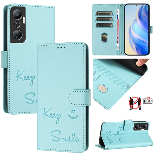 Smile Embossing RFID Leather Phone Case, For Infinix Hot 20 4G X6826, For Infinix Zero 20, For Infinix Note 12 Pro 4G / Note 12 2023, For Infinix Note 12 Pro 5G / Note 12 5G, For Infinix Hot 10T / 10S, For Infinix Hot 10i