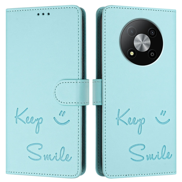 Smile Embossing RFID Leather Phone Case, For ZTE Blade A73 5G, For ZTE Blade A73 4G, For ZTE Blade V50 Vita, For ZTE Blade A53 / A53+, For ZTE Blade A53 Pro, For ZTE Blade A52 Lite, For ZTE Blade V40s, For ZTE Blade A52