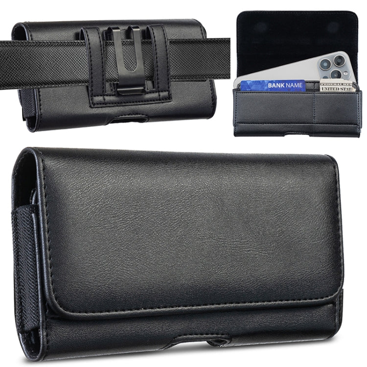 Universal Phone Leather Waist Bag, For 5 inch, For 5.5 inch, For 6.3 inch, For 7 inch