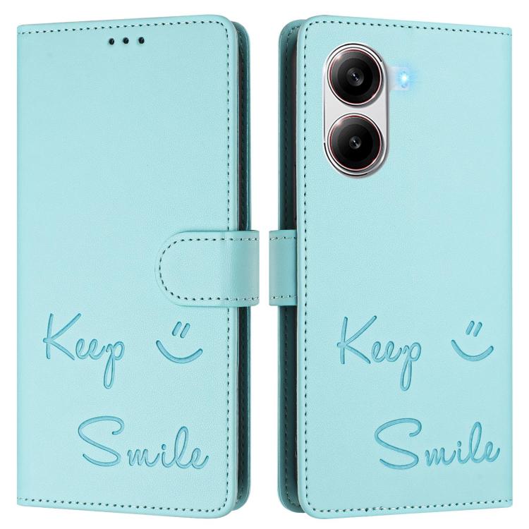 Smile Embossing RFID Leather Phone Case, For Xiaomi Poco X7 Pro 5G / Redmi Turbo 4 5G, For Xiaomi Poco M7 Pro 5G, For Xiaomi 14T Pro, For Xiaomi 14T, For Xiaomi Poco F6 5G, For Xiaomi Poco C61, For Xiaomi Poco M6 Pro 4G, For Xiaomi Poco X6 Neo