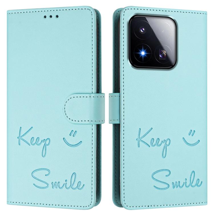 Smile Embossing RFID Leather Phone Case, For Xiaomi 17 Max 5G, For Xiaomi 17T Pro 5G, For Xiaomi Poco M7 4G 169mm, For Xiaomi Civi 5 Pro 5G, For Xiaomi 15S Pro 5G, For Xiaomi Poco M7 5G / C75 4G, For Xiaomi Poco X7 5G / Redmi Note 14 Pro 5G            ...