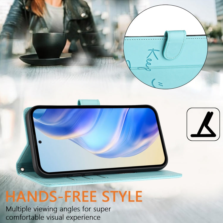 Smile Embossing RFID Leather Phone Case, For Redmi K40 / K40 Pro, For Redmi Note 10 Pro / Note 10 Pro Max, For Redmi Note 10 Pro India, For Redmi Note 9T Global
