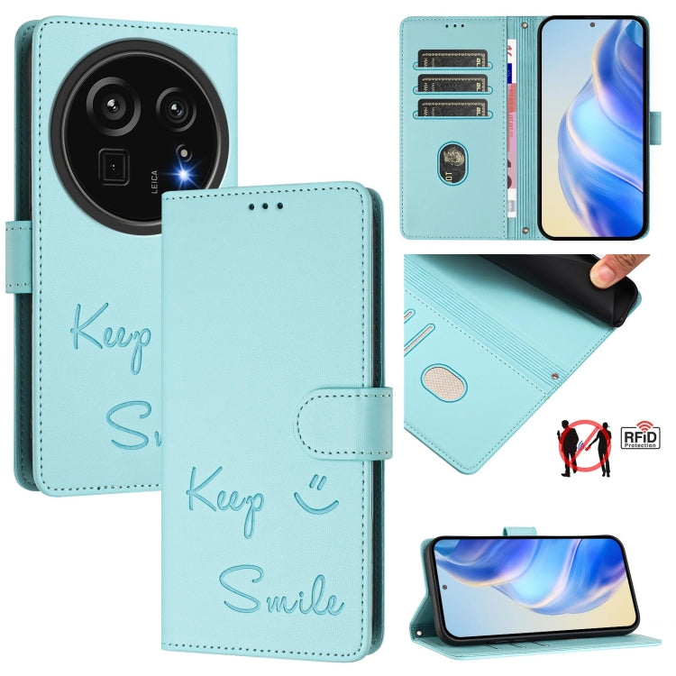 Smile Embossing RFID Leather Phone Case, For Sharp Aquos wish6, For Sharp Aquos R11, For Sharp Aquos Sense10, For Sharp Basio Active3, For Sharp Aquos Sense9 Plus, For Sharp Aquos Sense9, For Sharp Aquos R9 Pro, For Sharp Aquos wish4