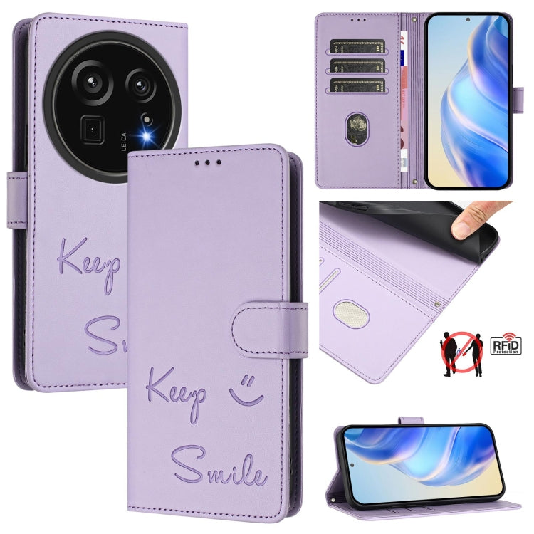 Smile Embossing RFID Leather Phone Case, For Sharp Aquos wish6, For Sharp Aquos R11, For Sharp Aquos Sense10, For Sharp Basio Active3, For Sharp Aquos Sense9 Plus, For Sharp Aquos Sense9, For Sharp Aquos R9 Pro, For Sharp Aquos wish4