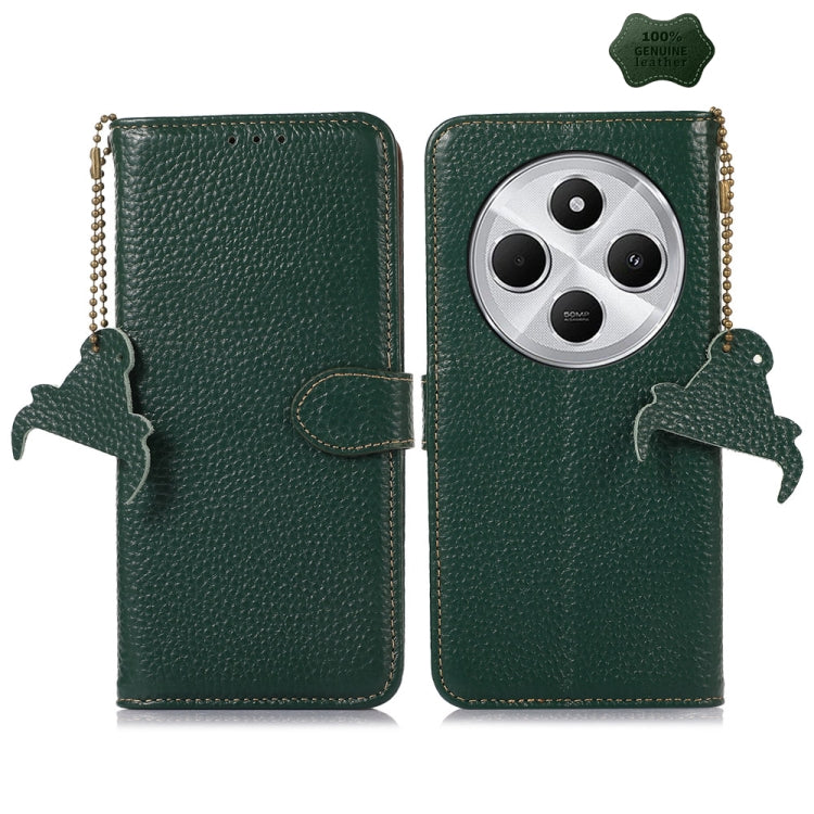Genuine Leather Litchi Texture RFID Leather Phone Case, For Redmi A7 Pro 171mm/Poco C85x 5G, For Redmi Turbo 5 Max / Poco X8 Pro Max, For Redmi Turbo 5 5G / Poco X8 Pro 5G, For Redmi Note 15 5G Global 164mm, For Redmi K90 Pro Max/Poco F8 Ultra         ...