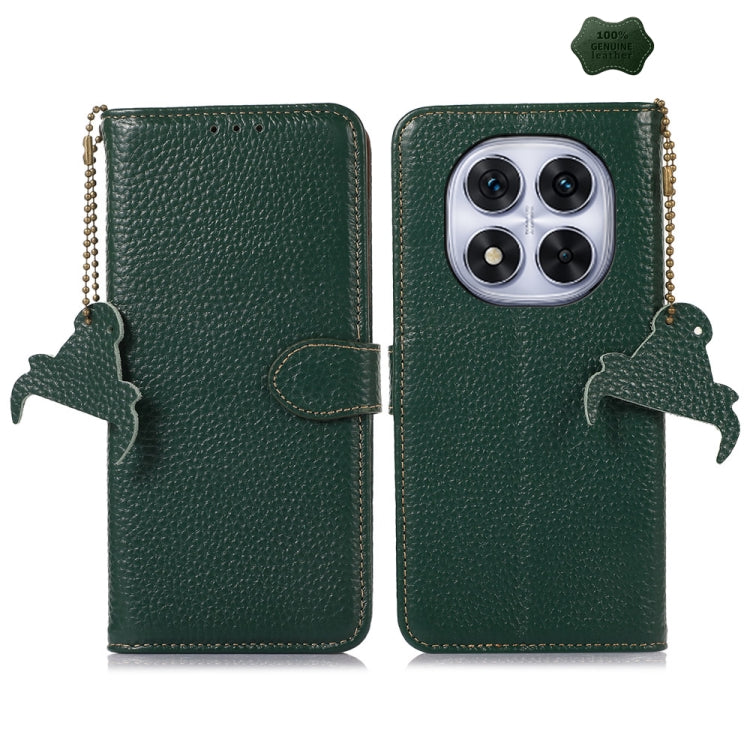 Genuine Leather Litchi Texture RFID Leather Phone Case, For Redmi A7 Pro 171mm/Poco C85x 5G, For Redmi Turbo 5 Max / Poco X8 Pro Max, For Redmi Turbo 5 5G / Poco X8 Pro 5G, For Redmi Note 15 5G Global 164mm, For Redmi K90 Pro Max/Poco F8 Ultra         ...