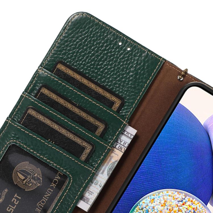 Genuine Leather Litchi Texture RFID Leather Phone Case, For Redmi A7 Pro 171mm/Poco C85x 5G, For Redmi Turbo 5 Max / Poco X8 Pro Max, For Redmi Turbo 5 5G / Poco X8 Pro 5G, For Redmi Note 15 5G Global 164mm, For Redmi K90 Pro Max/Poco F8 Ultra         ...