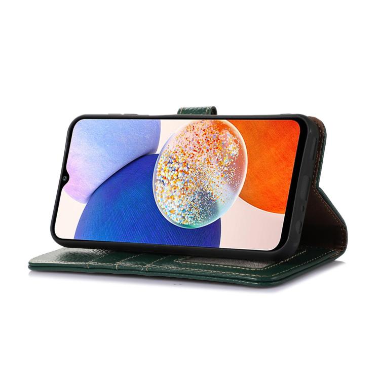 Genuine Leather Litchi Texture RFID Leather Phone Case, For Redmi A7 Pro 171mm/Poco C85x 5G, For Redmi Turbo 5 Max / Poco X8 Pro Max, For Redmi Turbo 5 5G / Poco X8 Pro 5G, For Redmi Note 15 5G Global 164mm, For Redmi K90 Pro Max/Poco F8 Ultra         ...